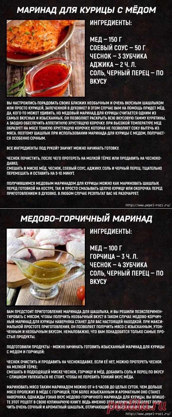 Простой рецепт маринада курицы