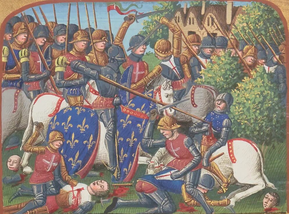 Картинка столетней войны. Битва при Форминьи 1450.