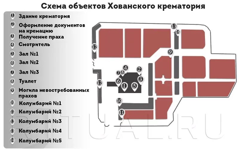 Крематорий Николо Хованское кладбище. Николо-Архангельское кладбище схема. Хованский крематорий зал 1. Крематорий схема залов СПБ.