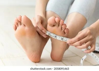 Measured foot