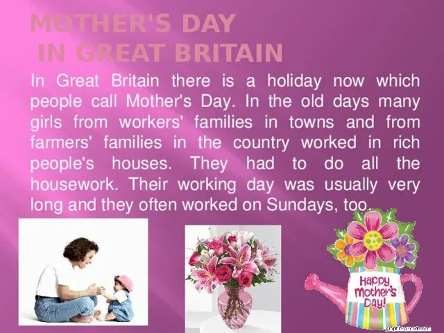 День матери в англии. Mothers Day презентация. День матери в Англии презентация. День мамы в Англии.