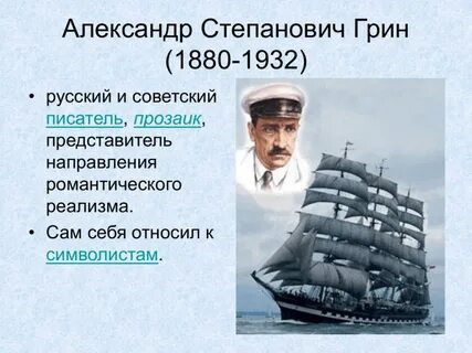 Сообщение о грине 7 класс