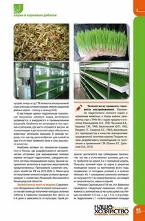 Состав зеленого корма