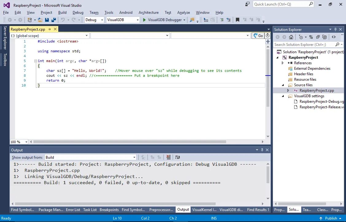 Gcc debug