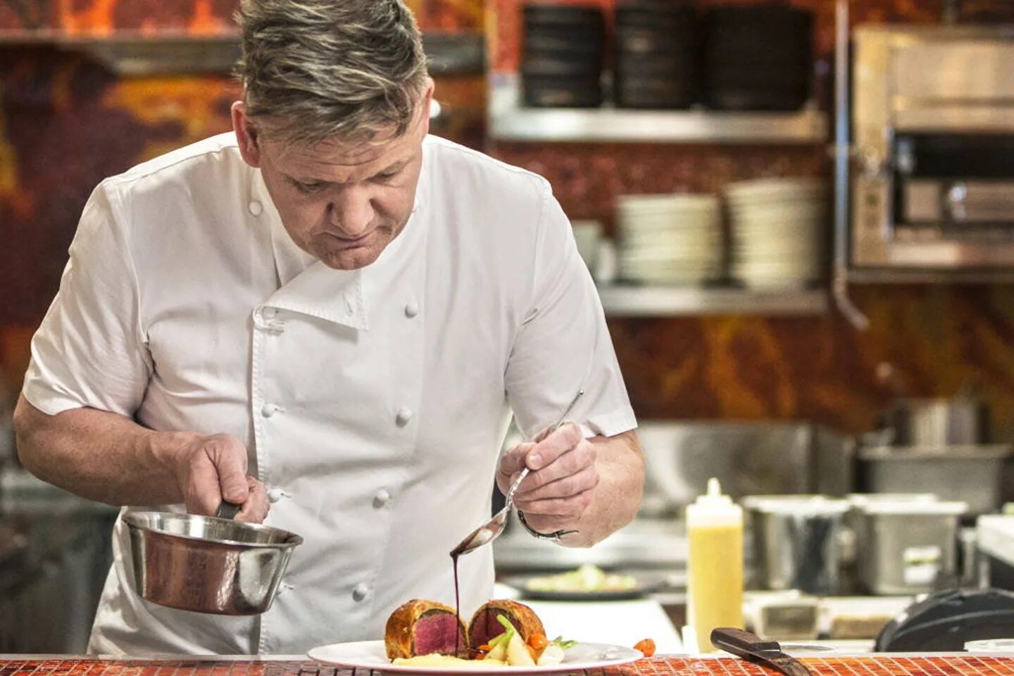 The chef cook
