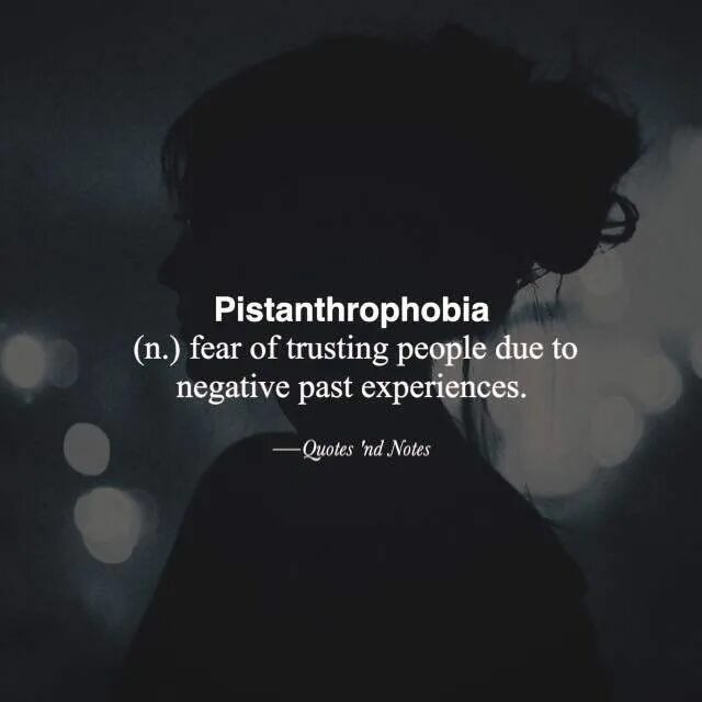 Pistanthrophobia. Past experience