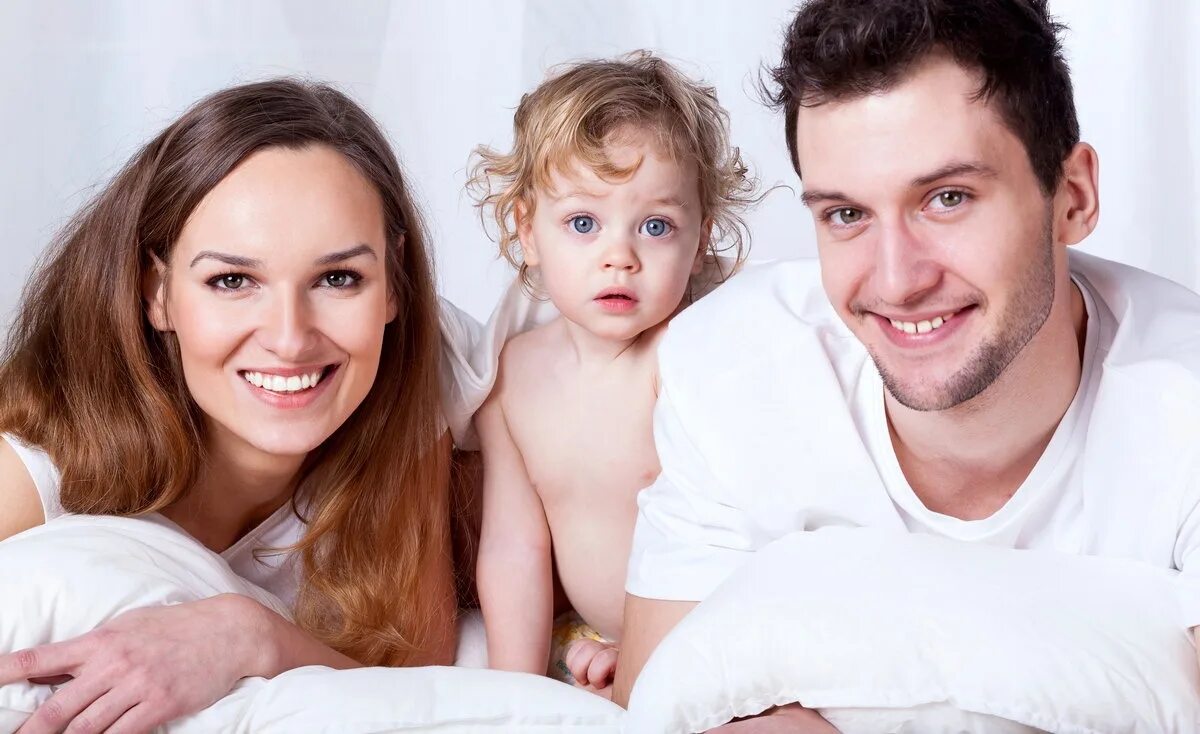 Родители брюнеты