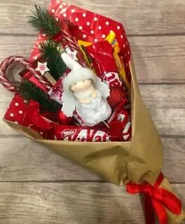 Новогодние мягкие подарки с конфетами