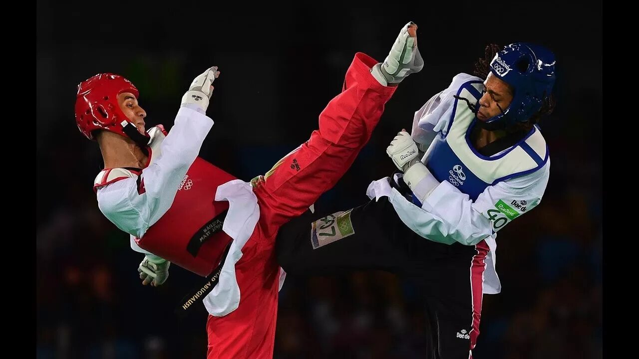 Тхэквондо 2016. Ахмад Абугауш. Taekwondo игра rio2016. Taekwondo man. Ahmed Nassar Taekwondo.