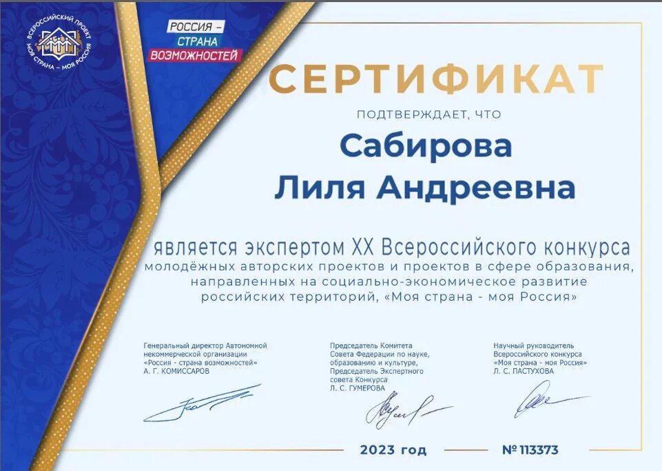 Всероссийский проект сертификат. Сертификат эксперта конкурса.
