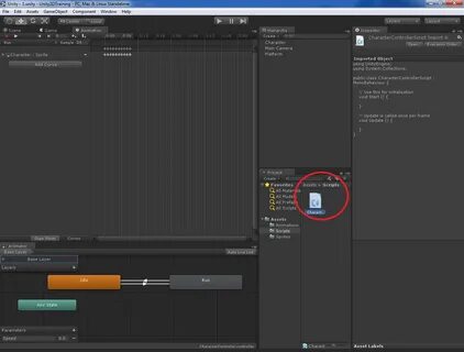 Unity движения персонажа