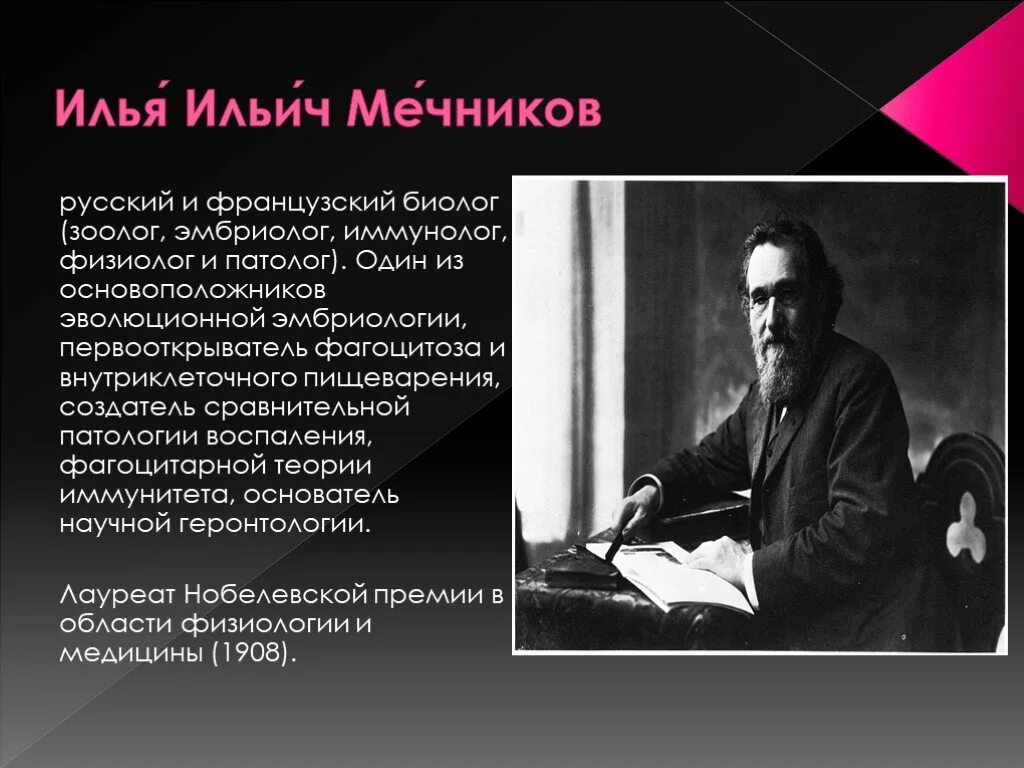 Павлов и Мечников Нобелевская премия.