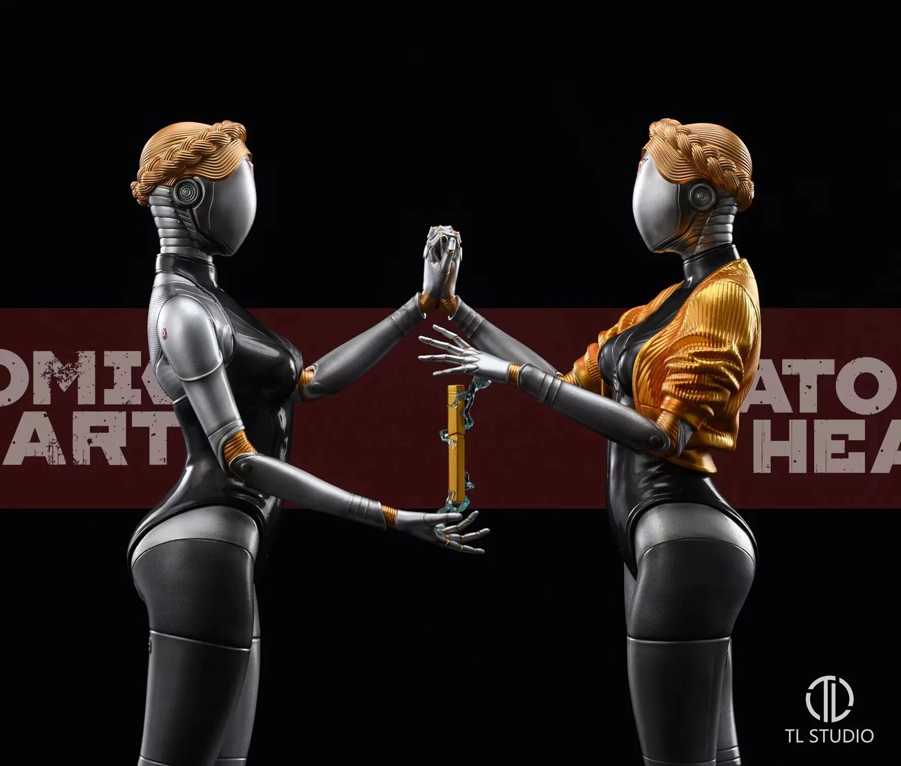 Atomic heart twins robot. Атомик харт близняшки фигурки. фигурки близняшек из atomic heart. близняшки из игры атомик харт. роботы близняшки atomic heart.