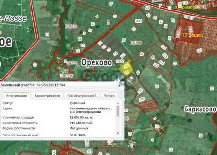 Орехово калининградская область
