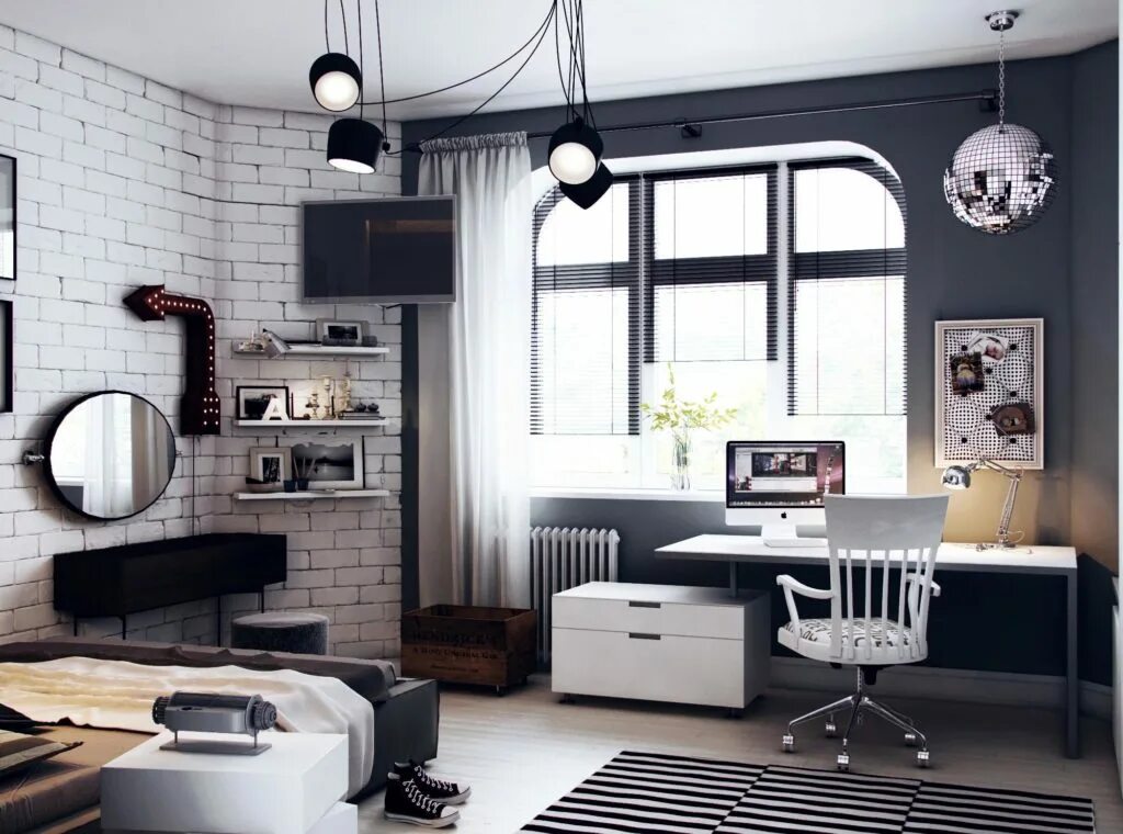 Комната для подростка в современном. Модная комната подростка. Спальня для подростка. Модная комната подростка. Комната для подростка мальчика.