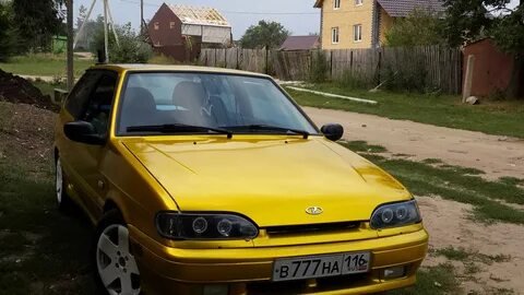 Ваз 2114 желтая
