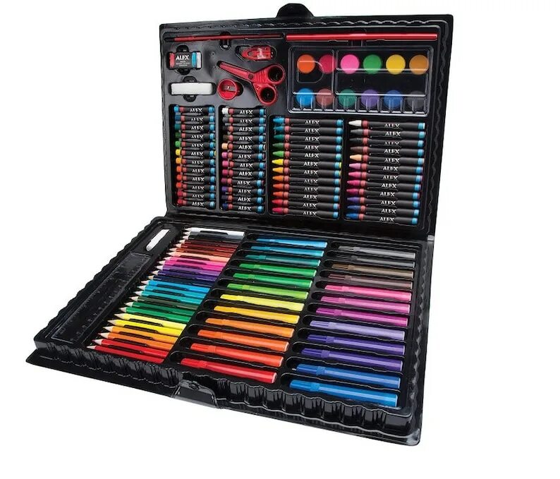 Art set. Художественный набор art set 150шт. набор для рисования &quot;чемоданчик юного художника&quot;, asmar. 86. artistic set 150 предметов. набор художника aj1059 150 предметов.
