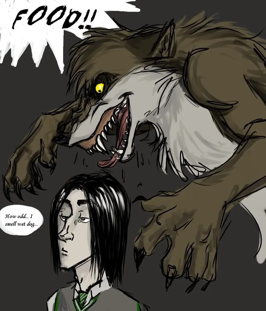 Adopting a werewolf комикс. Снейп и оборотень. Римус Люпин волк. Римус Люпин Вервольф.