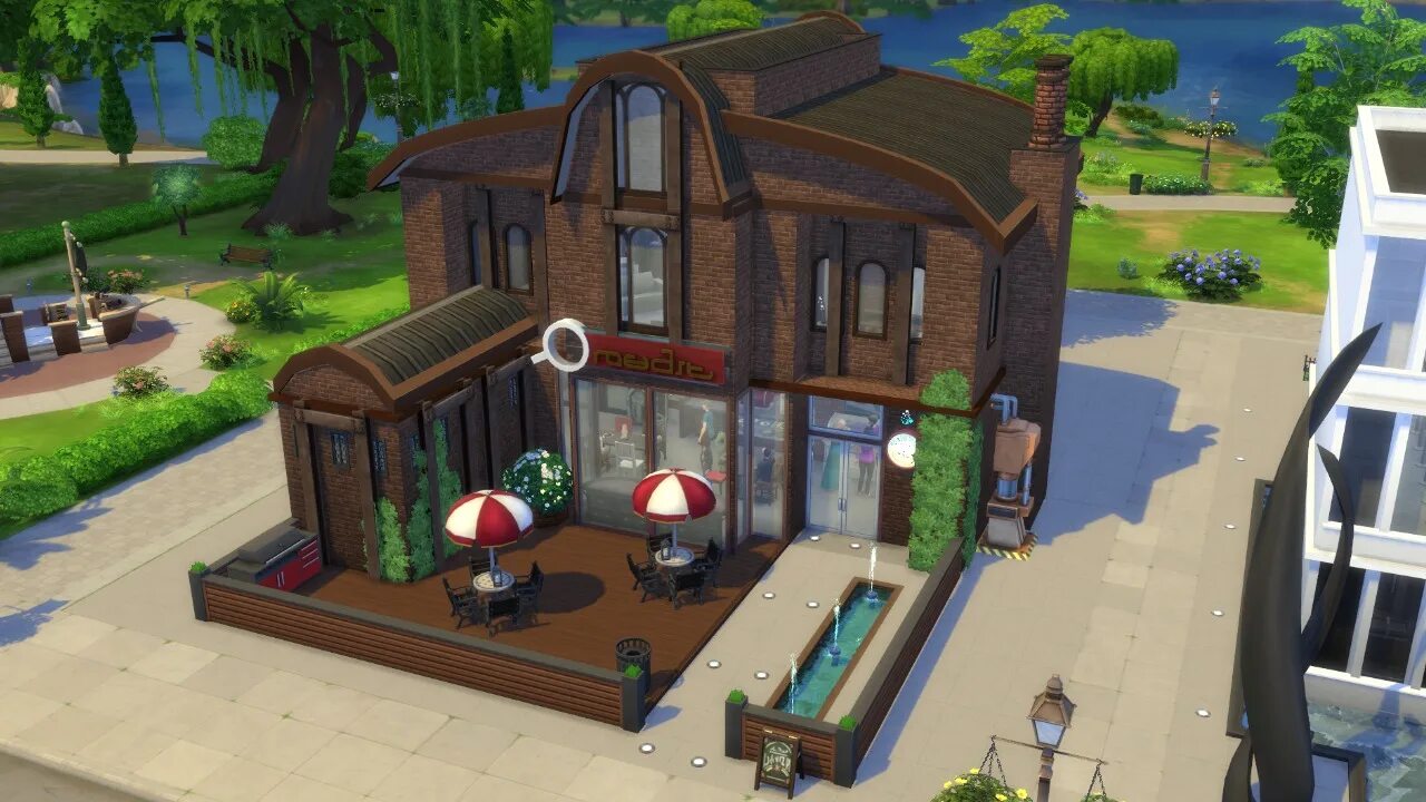 Sims 4 store. Sims 4 магазин участок. магазин в симс 4. дом с магазином симс 4. motherlode в симс 4.