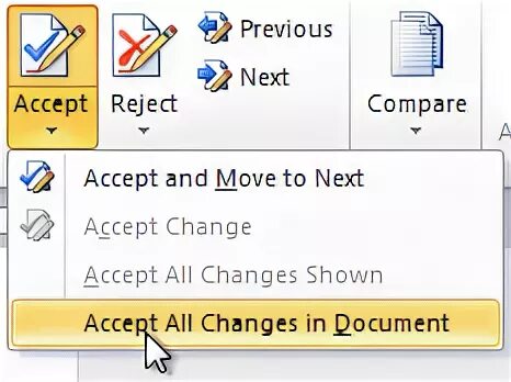 Change accepted. Change accepted
