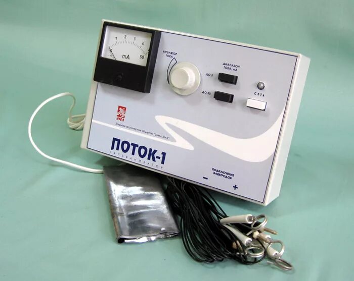 Аппарат электрофореза поток-1. Аппарат гальванизатор "поток-1". Аппарат поток-1 гальванизатор прибор электрофореза. Аппарат для гальванизации поток-1 Гэ-50-2.