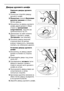 Как снять дверцу духового шкафа