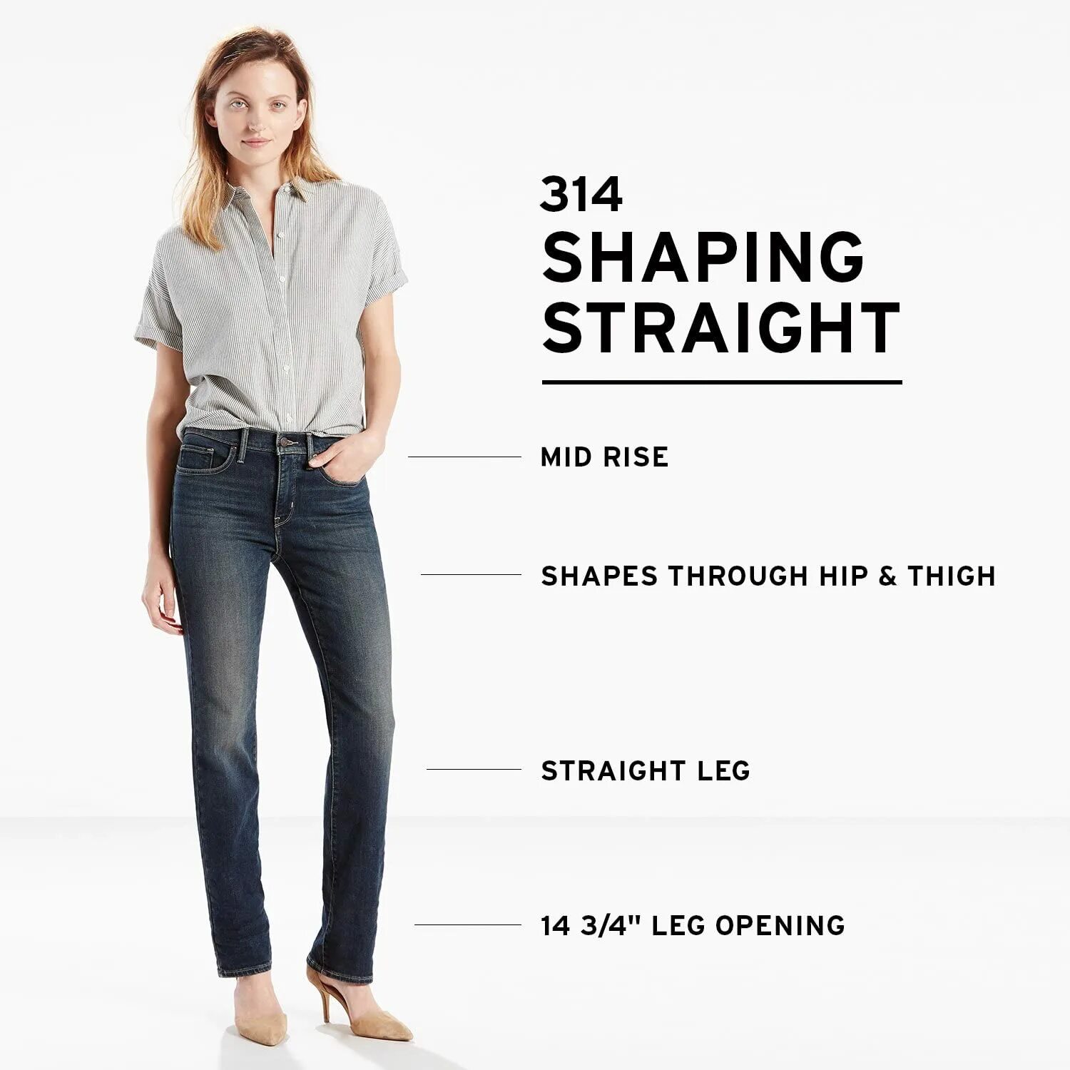 Levis описание модели. Джинсы Levi`s 314 Shaping straight Jeans женские. Levis 314. Levis джинсы женские straight. Средняя посадка джинсов Levis.