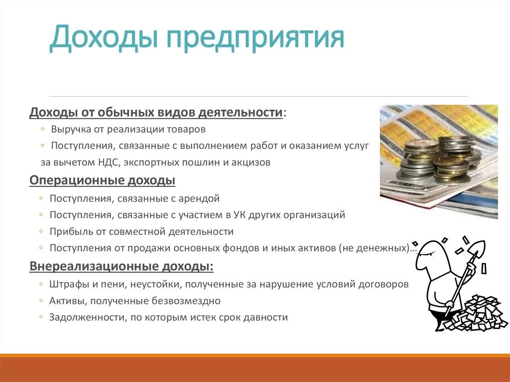 Прибыль организации включает. Основные виды доходов предприятия. Виды доходов предприятия кратко. Прибыль фирм и предприятий это. Доход предприятия. Выручка..