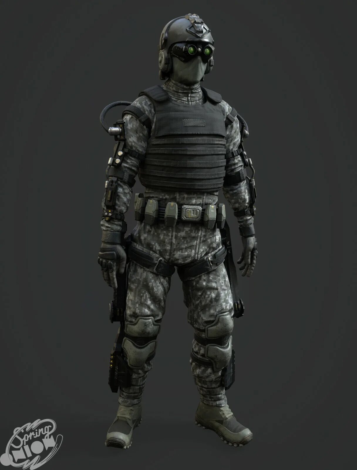 SWAT. SWAT China 3d model. SWAT Grey. Cant find animation swat