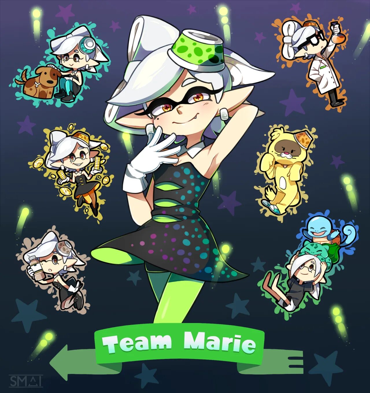 Splatoon marie. Мари Splatoon 2. Сплатун Мари арт. Мари сплатун арт 18. Splatoon 2 Marie Art.