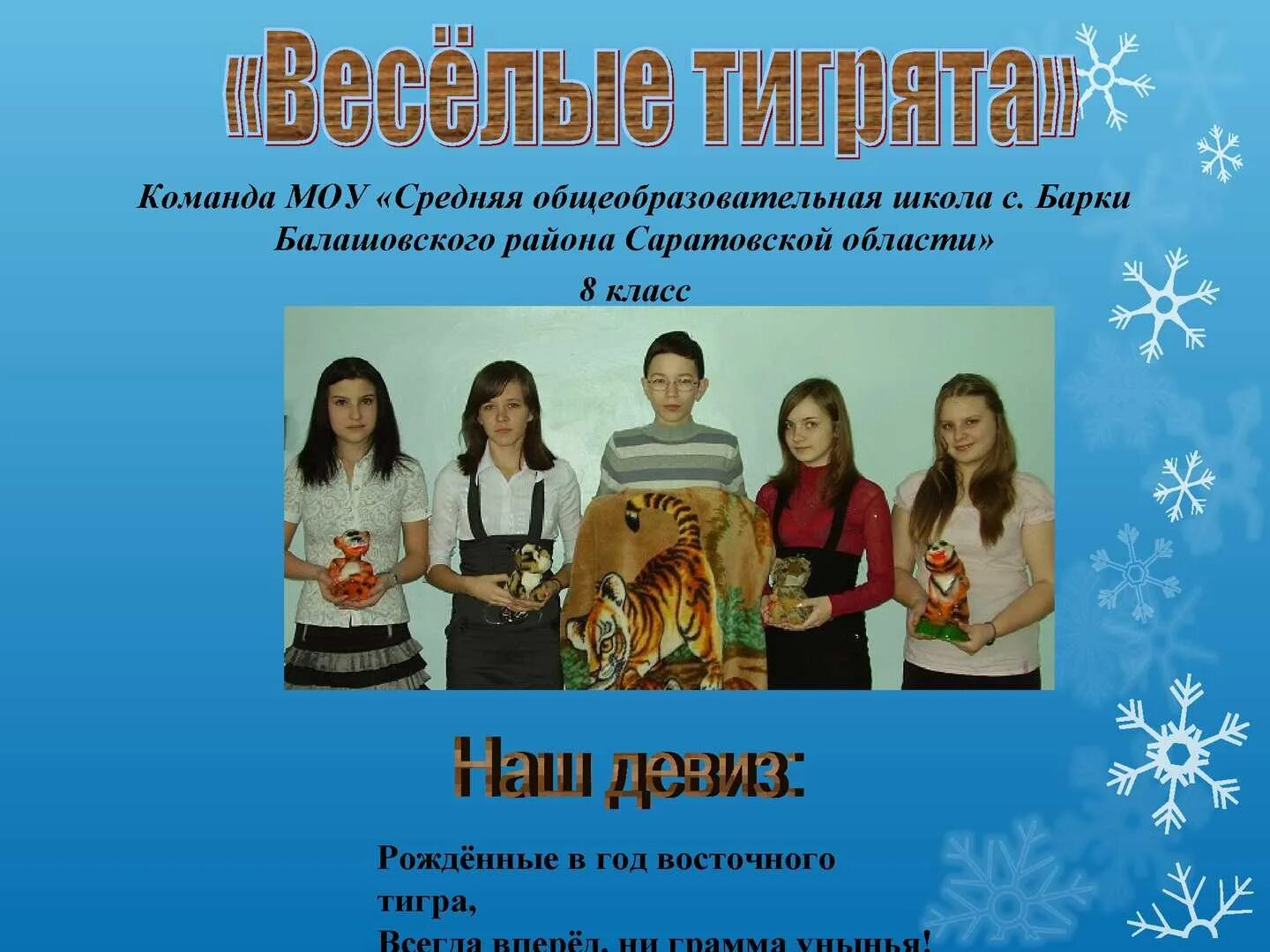 Визитка команды