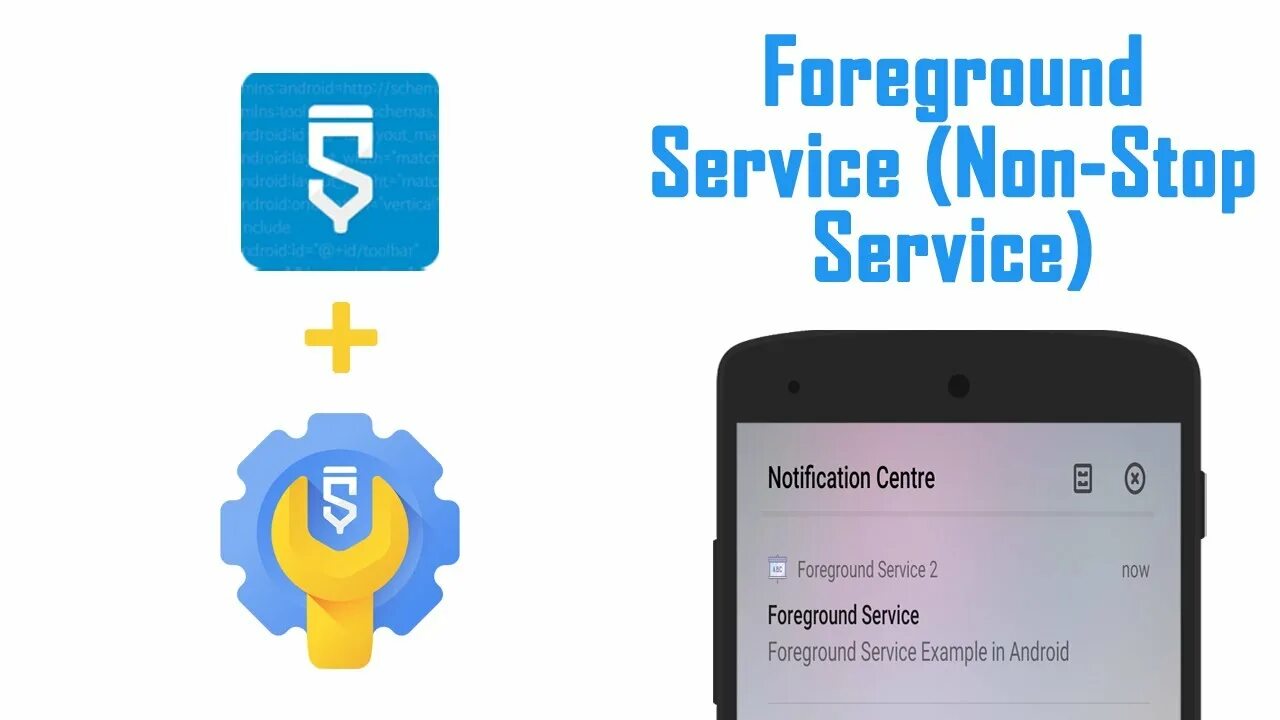 Android foreground service. Foreground services no Notifications.