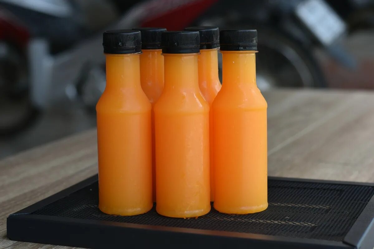 Hot orange