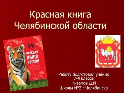 Книга про челябинскую область