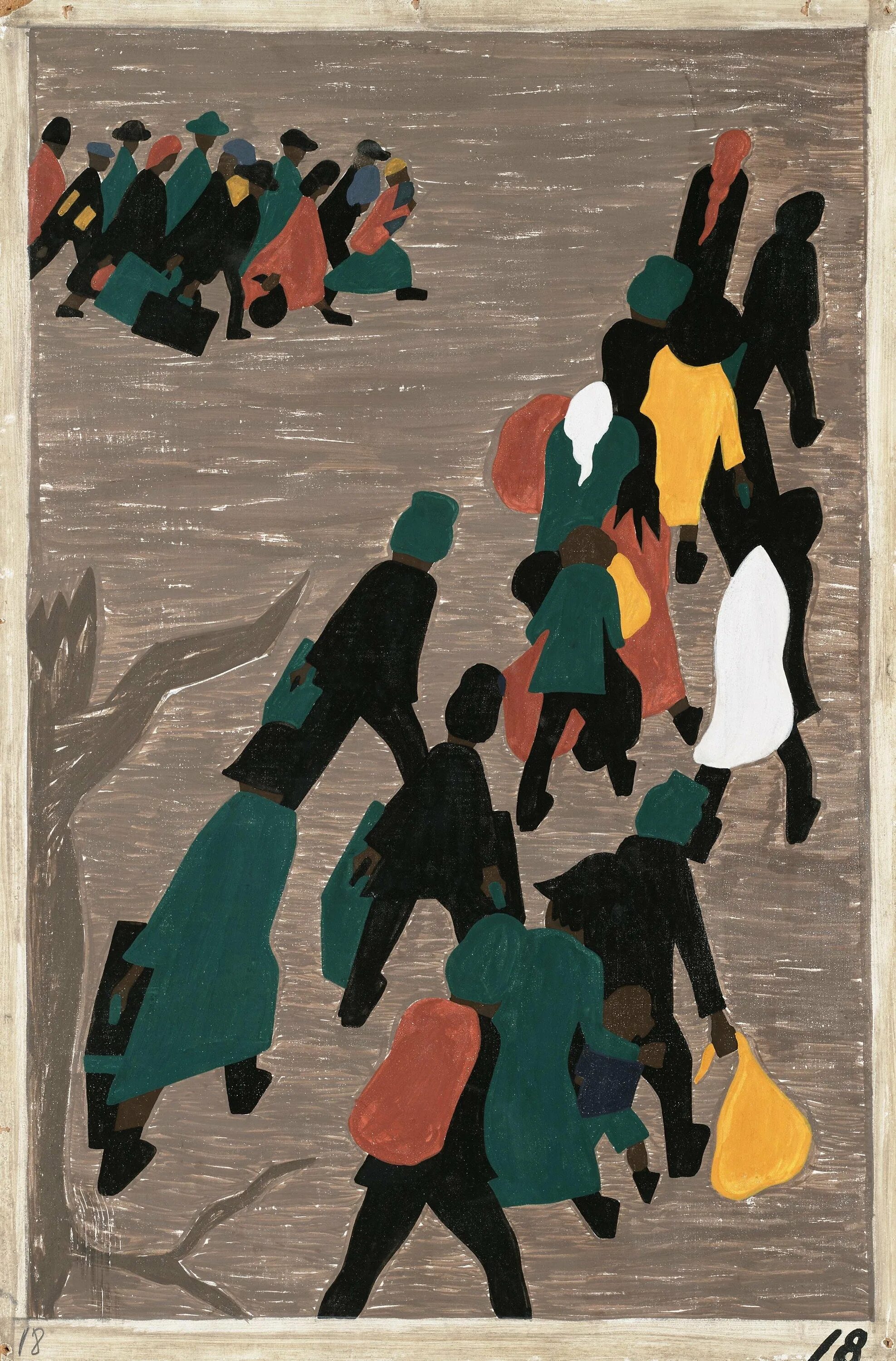 Jacob Lawrence картины. Migration картина. Great Migration картина. Картина мигранты художник.