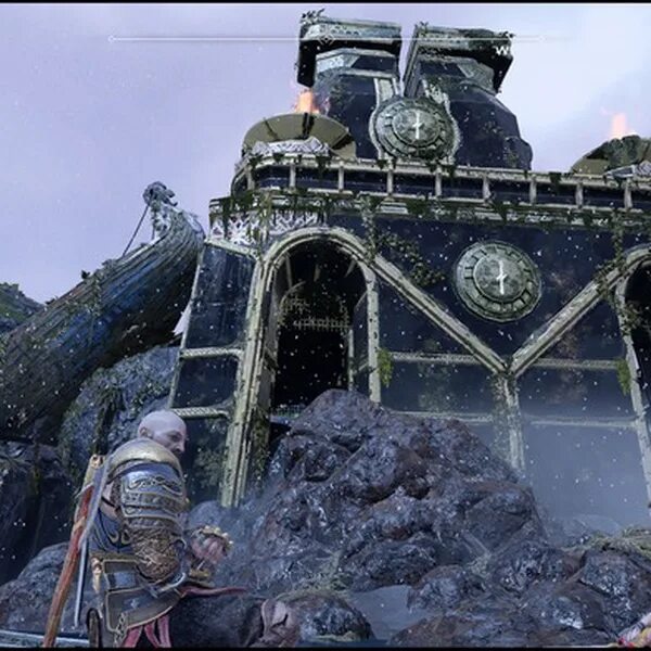 Башня рамазита балдурс. Башня асгарда god of war. ванахейм god of war. god of war 4 асгард. ванахейм god of war 4.