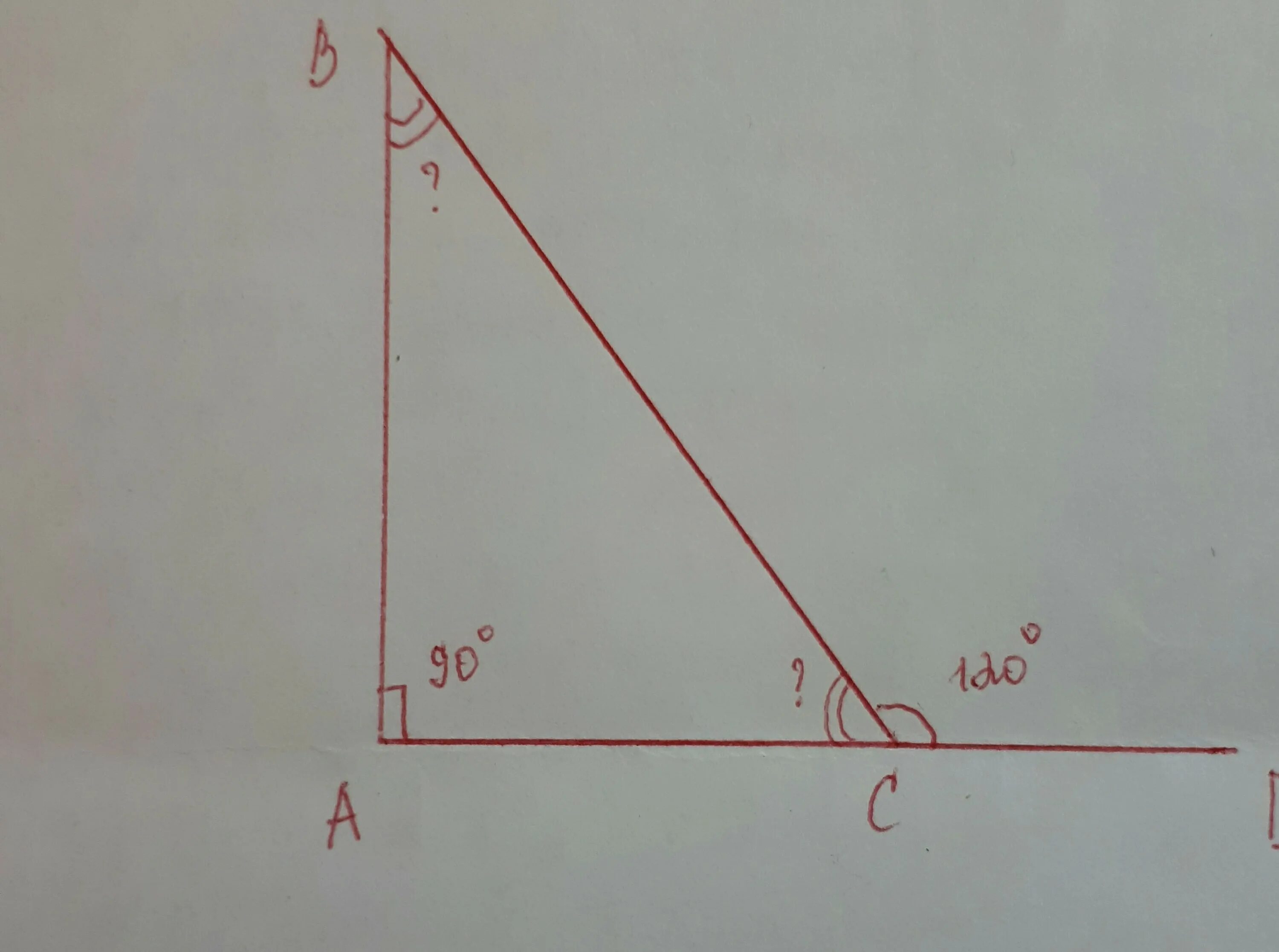 120 равно 1. Прямоугольный треугольник со внешним углом в 120 градусов. Внешний угол треугольника 120 градусов. В треугольнике АВС угол с равен 120 градусов. Углы в прямоугольном треугольнике.