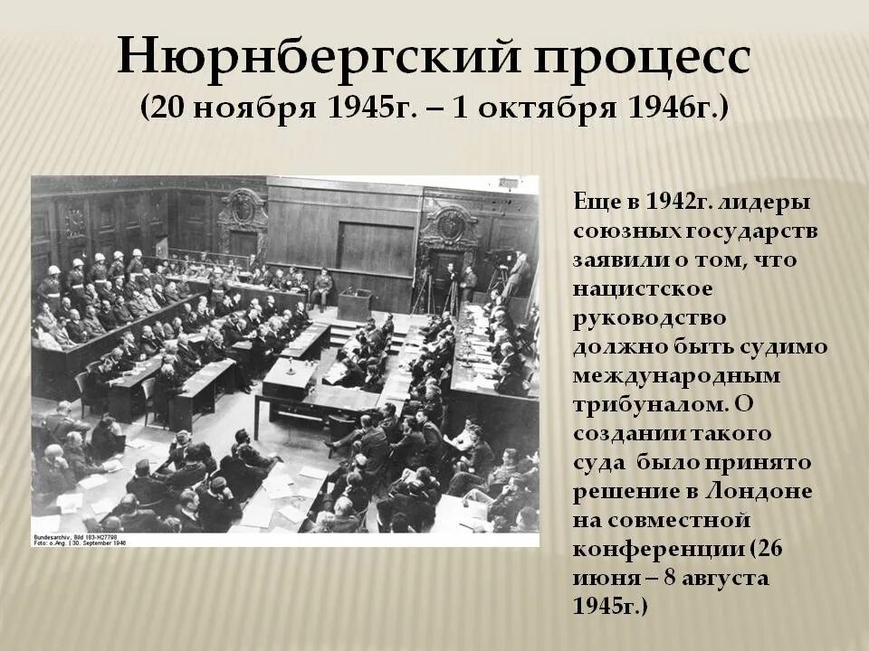 Нюрнбергский процесс 20 ноября 1945. Нюрнбергский трибунал 1945. 1 Октября 1946 Нюрнбергский процесс. Нюрнбергский процесс (20 ноября 1945г. – 1 Октября 1946г.).