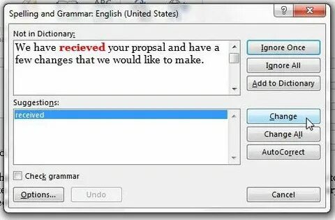 Received changed