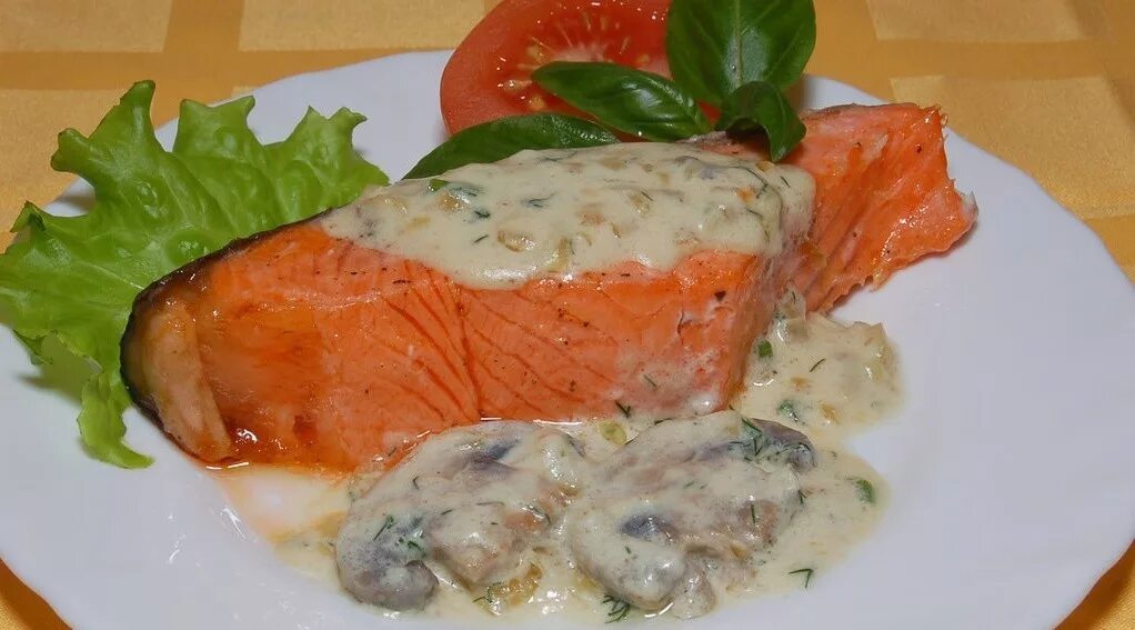 Рецепт форели запеченной в сливках