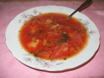Суп без свеклы