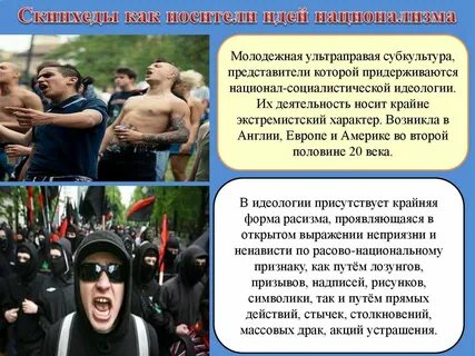 Молодежные экстремистские субкультуры
