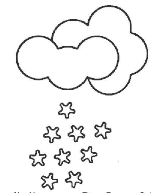 Снег раскраска для детей распечатать Printable Cloud Coloring Pages For Kids Cool2bKids Free coloring pages, Free col