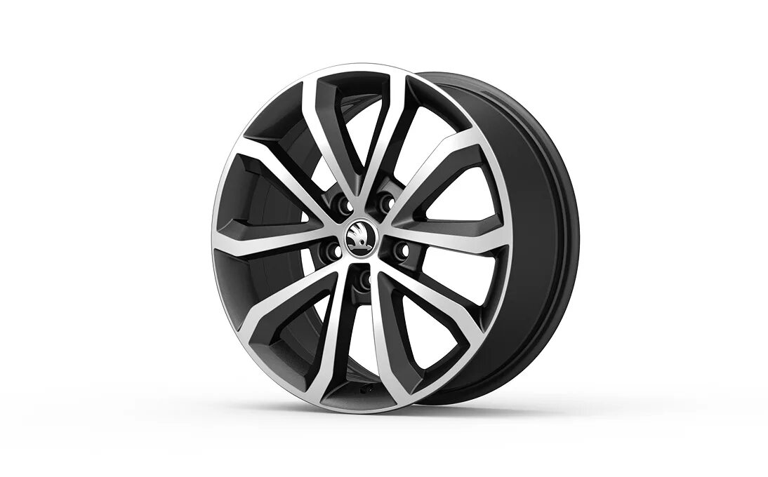 Диски литые skoda. 5e0071496jx2. 5e3071497f fl8. 5e3071498h ha7. литые колесные диски trius 7.0jx17 et49 чёрные металлик (fl8).