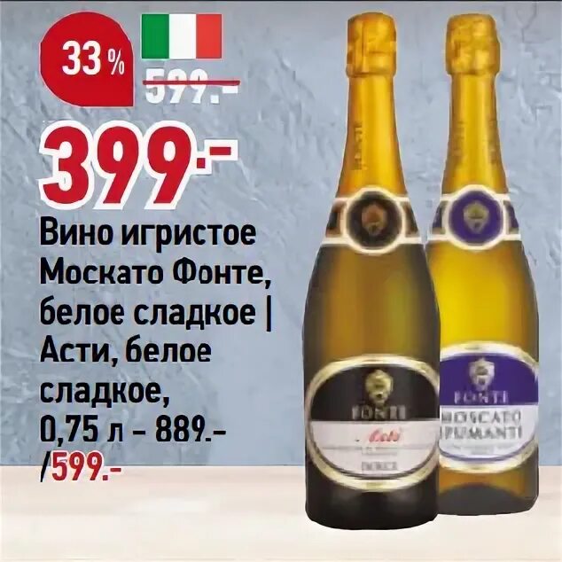 Prosecco fonte шампанское