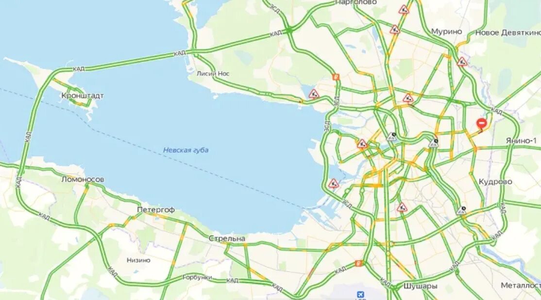 Сколько дорог в питере