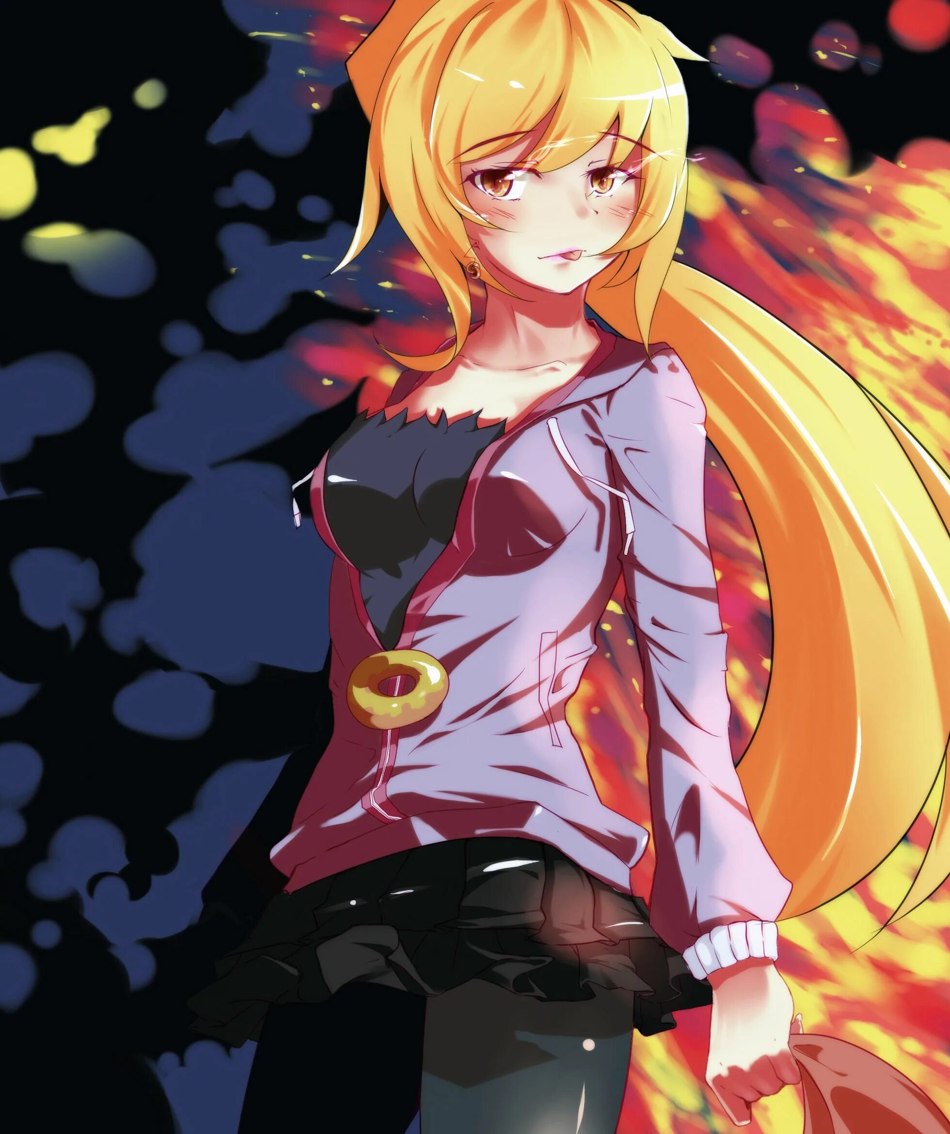 Shinobu oshino, kissshot acerolaorion heartunderblade. Какой рост у шинобу. Шинобу ошино аватар. Шинобу ошино арт. Синобу осино.