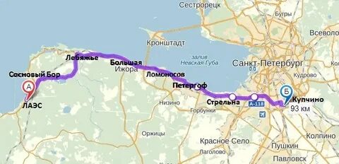 Бор спб расстояние