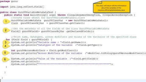 Class variable java