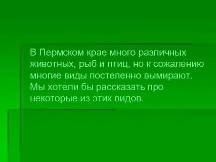 Животные пермского края презентация